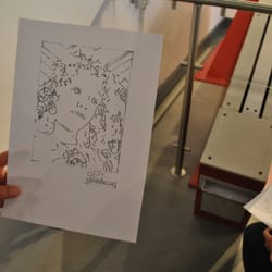 Centrum Nauki Kopernik - Portret stworzony przez robota.