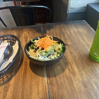 Kitchen Aloha - Organic green salad with sesame dressing. Cold green tea. - Poke Near Me - San Francisco, California
