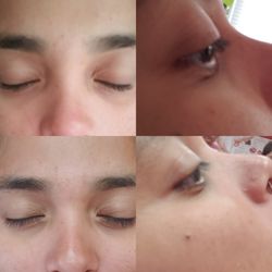 NYC Threading Salon - Top: After  Bottom: Before