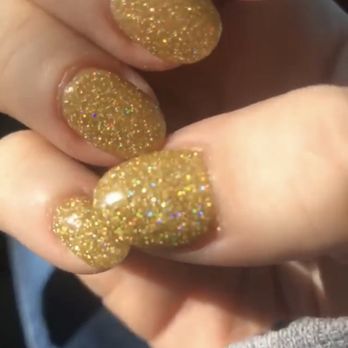 Haute Nail Spa - Red hook glitter dip powder - Nail Salons Near Me - Mesa, Arizona