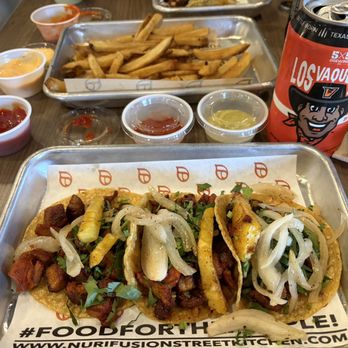 Nuri Fusion Street Kitchen - Trompo tacos cooked to perfection - Mexican Near Me - Mcallen, Texas Nuri Fusion Street Kitchen - Trompo tacos cooked to perfection - Mexican Near Me - Mcallen, Texas