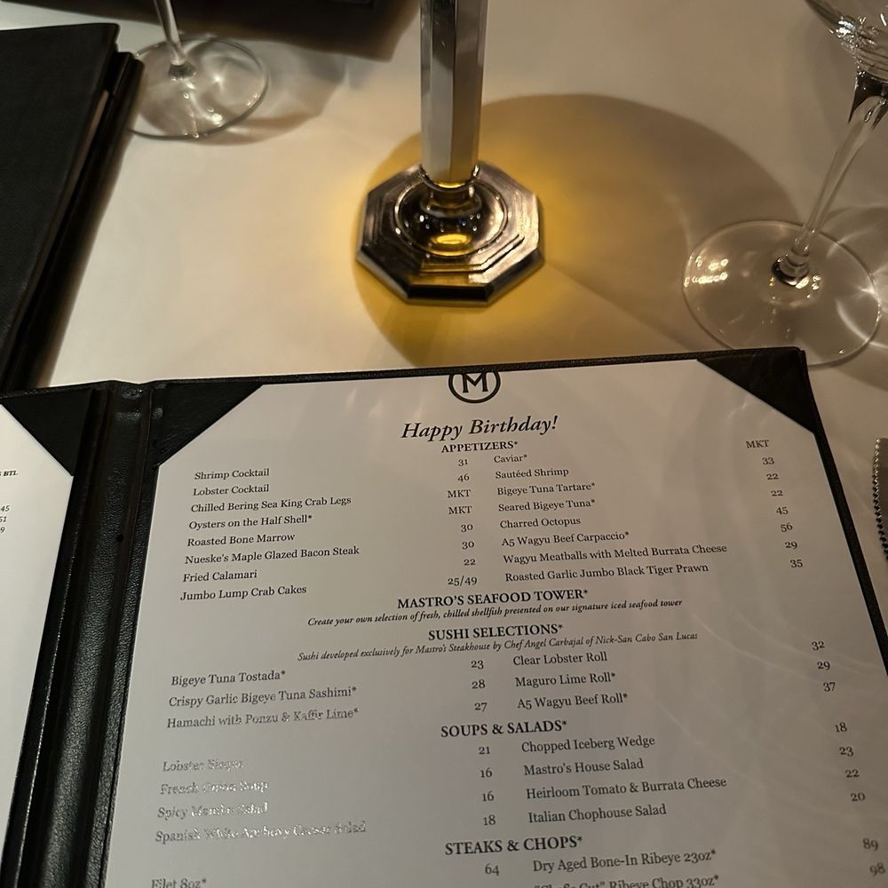 Mastro's Steakhouse - Steakhouses Near Me - Chicago, Illinois Mastro's Steakhouse - Steakhouses Near Me - Chicago, Illinois