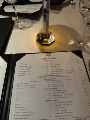 Menu photo 4 Mastro's Steakhouse Chicago, IL Menu photo 4 Mastro's Steakhouse Chicago, IL