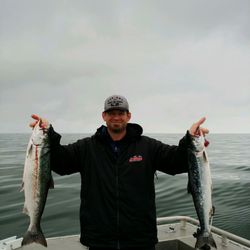 Liebert's Guide Service - Me and my 2 keepers for the day. Water was like a lake!