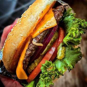 Red Mill Burgers - Red Mill Deluxe W/cheese - Burgers Near Me - Seattle, Washington Red Mill Burgers - Red Mill Deluxe W/cheese - Burgers Near Me - Seattle, Washington