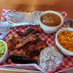 Pollos El Gallo - Chicken plate plus 4oz guacamole