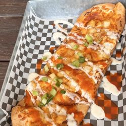 Prospect Drafthouse - Buffalo Chicken flatbread on cauliflower crust