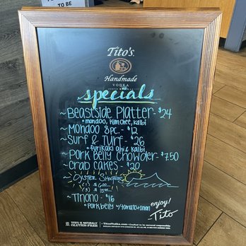 Beastside Kitchen - Specials of the day - Seafood Near Me - Honolulu, Hawaii Beastside Kitchen - Specials of the day - Seafood Near Me - Honolulu, Hawaii