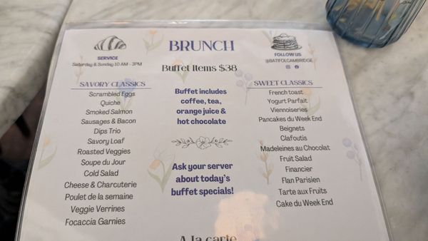 Menu photo 2 Batifol Cambridge, MA