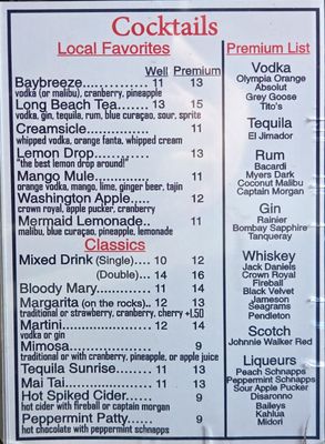 Menu photo 1 Drop Anchor Seafood & Grill Long Beach, WA Menu photo 1 Drop Anchor Seafood & Grill Long Beach, WA