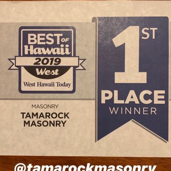 Tamarock Masonry - The Best of Hawaii - Masonry/Concrete Near Me - Captain Cook, Hawaii
