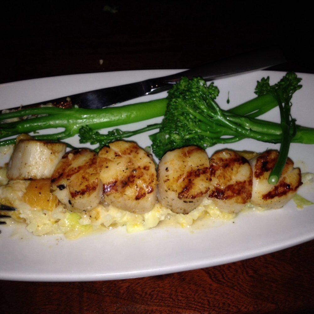 Seasons 52 - These scallops were cooked to absolute perfection. The risotto was great. The broccolini was just steamed. Needed salt and oil - New American Near Me - Columbia, Maryland Seasons 52 - These scallops were cooked to absolute perfection. The risotto was great. The broccolini was just steamed. Needed salt and oil - New American Near Me - Columbia, Maryland