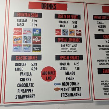 Patio Drive In - All drinks menu - Burgers Near Me - Castroville, California Patio Drive In - All drinks menu - Burgers Near Me - Castroville, California