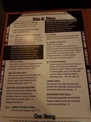 Menu photo 3 St James's Gate Toronto Toronto, ON Menu photo 3 St James's Gate Toronto Toronto, ON
