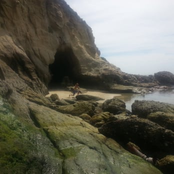 Thousand Steps Beach - The cave! - Beaches Near Me - Laguna Beach, California