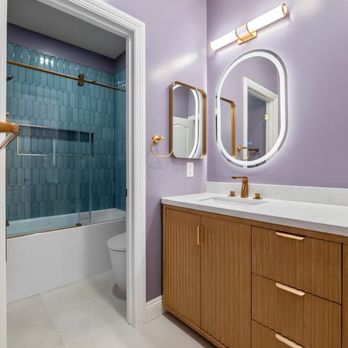 M&R Home Remodeling - Picture of my daughter's bathroom after the remodel. - General Contractors Near Me