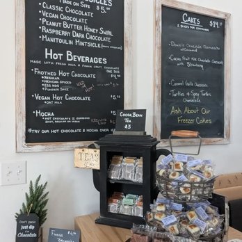 Finnia Chocolate - Menu for ready-to-eat items! Get a fudgesicle! - Chocolatiers & Shops Near Me - Gore Bay, Ontario