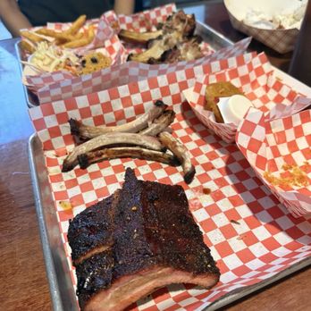 The SmoKING Ribs - Aftermath. Absolutely stuffed - Caterers Near Me - Garden Grove, California
