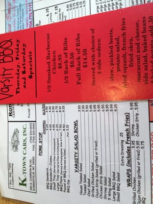 Menu photo 8 Fieldhouse BBQ Kannapolis, NC Menu photo 8 Fieldhouse BBQ Kannapolis, NC