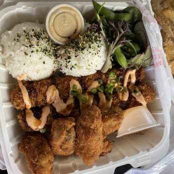 Happy Belly Eatery - Surf no Turf plate - Food Trucks Near Me