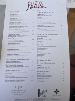 Menu photo 8 Porta Via Calabasas Calabasas, CA Menu photo 8 Porta Via Calabasas Calabasas, CA