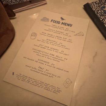 The Meadowlark - Food Menu - Speakeasies Near Me - Chicago, Illinois