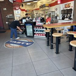 Jimmy John's - Victor and Juston doing their thing. Working hard at Jimmy John's. Making customers very happy with their service.