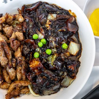 Paik’s Noodle - 고기짜장면 Meat Jajangmyeon ($15.50) - Korean Near Me - San Jose, California