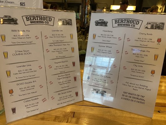 Menu photo 3 Berthoud Brewing Loveland Loveland, CO