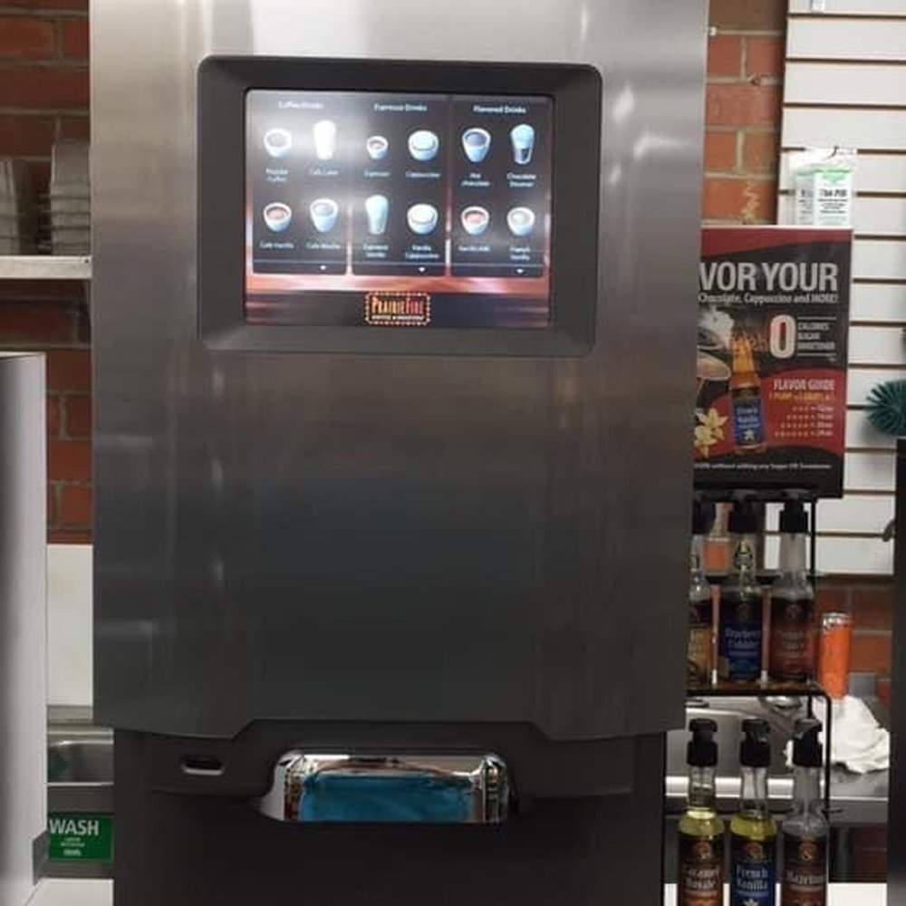 Tank N Tummy - a coffee machine in a store - Videos & Video Game Rental Near Me - Cleveland, Oklahoma Tank N Tummy - a coffee machine in a store - Videos & Video Game Rental Near Me - Cleveland, Oklahoma