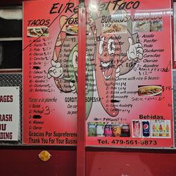 El Rey del Taco - Menu