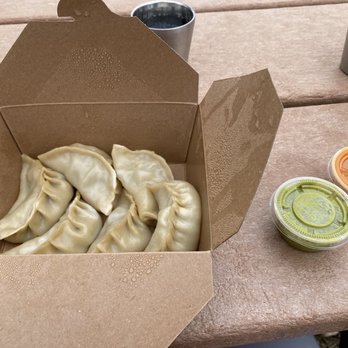 Chiri's Momo Delight - Steamed momos ($11.99). This was a mixed plate with 2 each of chicken, beef, and veggie. Served with red tomato achar (sauce). Sept, 2026. - Himalayan/Nepalese Near Me Chiri's Momo Delight - Steamed momos ($11.99). This was a mixed plate with 2 each of chicken, beef, and veggie. Served with red tomato achar (sauce). Sept, 2026. - Himalayan/Nepalese Near Me
