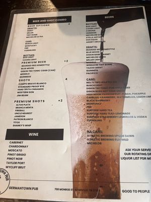 Menu photo 4 Germantown Pub Nashville, TN