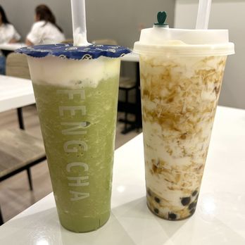 Feng Cha Teahouse - matcha breeze, Creme Brulee Dirty Boba - Desserts Near Me - Newark, California Feng Cha Teahouse - matcha breeze, Creme Brulee Dirty Boba - Desserts Near Me - Newark, California