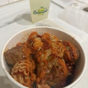 Gigi's Pasta - Radiatori with arrabbiata sauce and meatballs - Italian Near Me - Washington, DC, District of Columbia Gigi's Pasta - Radiatori with arrabbiata sauce and meatballs - Italian Near Me - Washington, DC, District of Columbia