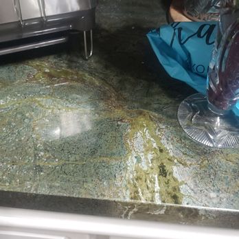 INC Remodeling - This shows the georgous movement and character of the Golden Lightning Granite we selected - General Contractors Near Me - Irvine, California