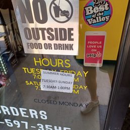 Exterior outside entrance of Morning Kick - Summer Hours - Gilbert, Arizona Exterior outside entrance of Morning Kick - Summer Hours - Gilbert, Arizona