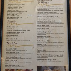 Mammie's Country Kitchen - Menu as of 10.16.24
