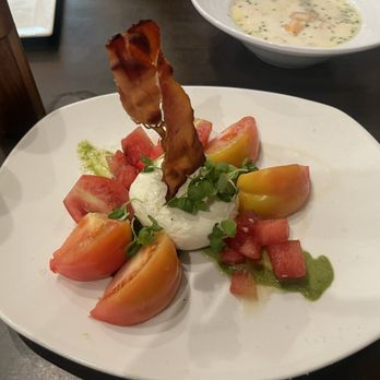 Bristol Oyster Bar - Burrata cheese salad - Seafood Near Me - Bristol, Rhode Island Bristol Oyster Bar - Burrata cheese salad - Seafood Near Me - Bristol, Rhode Island