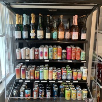 Point 5 - Our fridge with many single ready-to-drink beverages. What we have cold is constantly rotating. - Cocktail Bars Near Me - Chester, New Jersey Point 5 - Our fridge with many single ready-to-drink beverages. What we have cold is constantly rotating. - Cocktail Bars Near Me - Chester, New Jersey