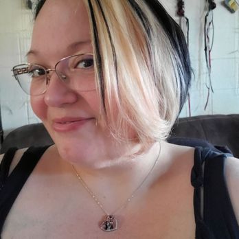 Fancy Cuts - My new two toned hair. I asked for black and blonde. - Hair Salons Near Me - San Leandro, California