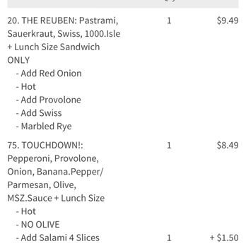 Sandwich Masterz - receipt - Sandwiches Near Me - Goodyear, Arizona Sandwich Masterz - receipt - Sandwiches Near Me - Goodyear, Arizona