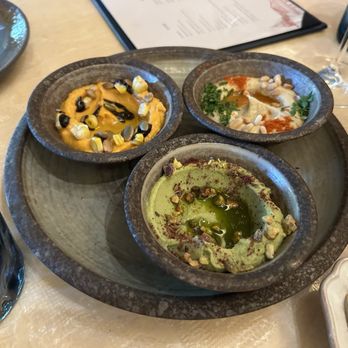 Alhambra - Hummus trio - Mediterranean Near Me - Washington, DC, District of Columbia