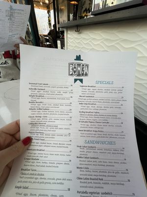 Menu photo 1 Bomba Asheville, NC