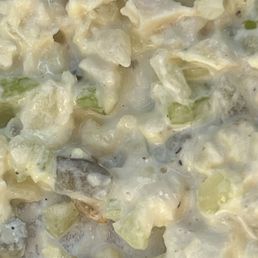 Mayo- celery- pickle- where is the chicken? Mayo- celery- pickle- where is the chicken?