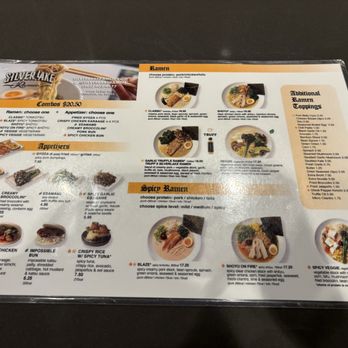 Silverlake Ramen - Cerritos - Menu - Ramen Near Me - Cerritos, California