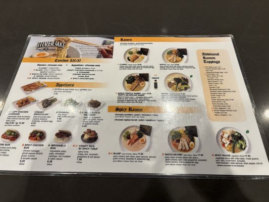 Menu photo 2 Silverlake Ramen - Cerritos Cerritos, CA
