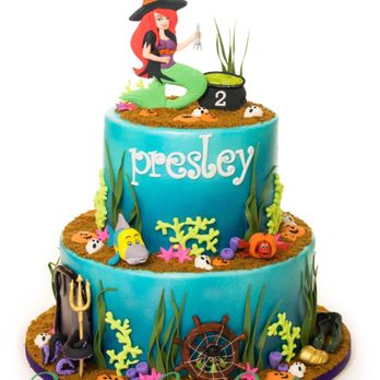 SweetArt Cakes - a cake with a little mermaid sitting on top of it - Cupcakes Near Me - South Amboy, New Jersey SweetArt Cakes - a cake with a little mermaid sitting on top of it - Cupcakes Near Me - South Amboy, New Jersey