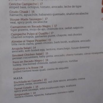 Chaak Kitchen - Menu - Cocktail Bars Near Me - Tustin, California Chaak Kitchen - Menu - Cocktail Bars Near Me - Tustin, California