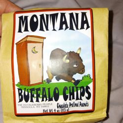 The Huckleberry People - Chocolate Buffalo chips there Chocolate peanuts that looks like Buffalo poop;) lol